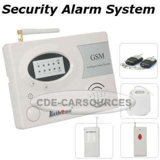 Home Security Intelligent Wireless GSM SMS Alarm System  