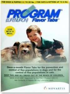 Program Oral Flea Medication for Dogs 11 20 lbs 6 Month  