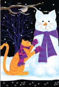 Premier Flag Winter Snow Cat  