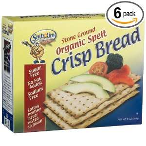   Spelt Stone Ground Organic Crisp Bread, 8 Ounce Boxes (Pack of 6