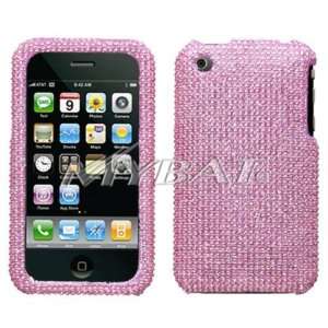 Pink Diamond Bling Rhinestone Case Cover iPhone 3G 3GS  