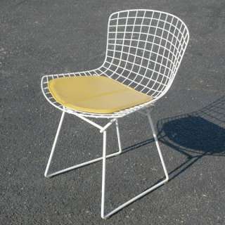 Knoll Style Bertoia Side Chair Seat Cushion Yellow  