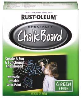 Rustoleum 206540 1 Quart Black Chalk Board Paint 020066118136  