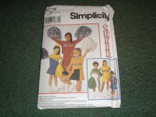 SEWING PATTERN GIRLS 8 10 12 CHEER UNIFORM COSTUME NEW  