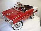 55 Classic Chevy Pedal Car Red & White 