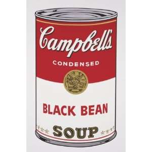 Campbells Soup I Black Bean, c.1968 Giclee Poster Print 