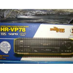  JVC Stereo Video Cassette Recorder HR VP78 Electronics
