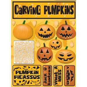   Series 3 Dimensional Sticker, Carving Pumpkins Arts, Crafts & Sewing