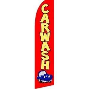 CAR WASH Swooper Feather Flag 