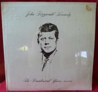 JFK john fitzgerald kennedy presidential years LP vg+  
