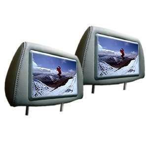   LCD Headrest Monitor For DVD VCD CD  Player GRAY Colour