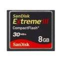 SanDisk 8 GB Extreme III CF Card SDCFX3 008G A31 (Retail Package)