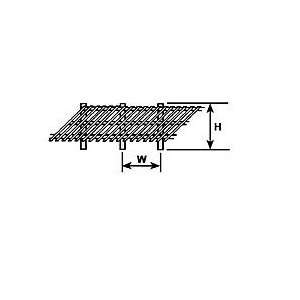  Plastruct 90457 Fence 45deg rails x30