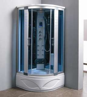 Corner Shower Room With Massage Jets & LCD Display 36 x 36   8004 A 