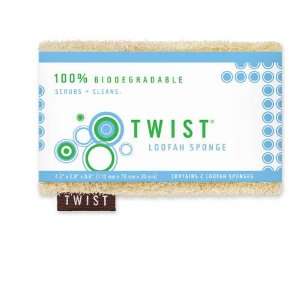  Twist Biodegradable Loofah Sponge (2 pk) 