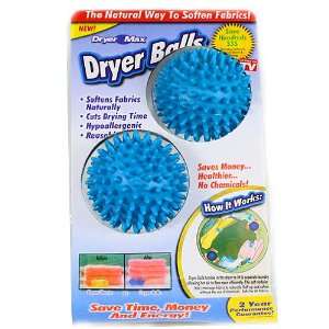   Softener Reusable Washer Washing Dryer Balls X 2