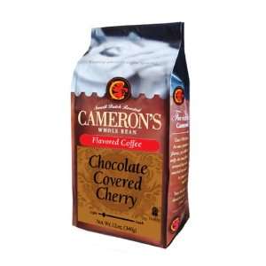CAMERONS Chocolate Covered Cherry Whole Bean Coffee, 12 Ounce  