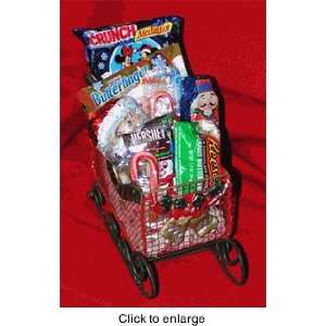 Christmas Sleigh Basket Small Grocery & Gourmet Food