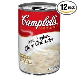 Campbells New England Clam Chowder Condensed Soup, 10.7500 ounces 