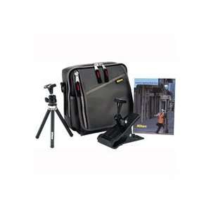   Kit with Flash Tripod, Table Clamp, Book & Carry Case.