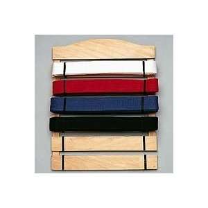  Karate Belt Display Wood Rack   6 Belts