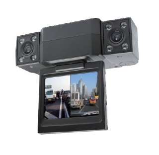 Dual lens Vehicle Car IR camera Dashboard Recorder DVR  