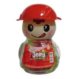 Uno Fruit Jelly Mixed Natural Fruit with Coconut Fruit Chunk in Coin 
