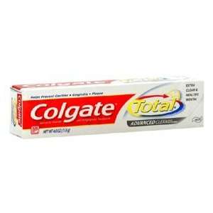  Colgate Total Toothpaste, Advanced Whitening, 4 oz Pastel 