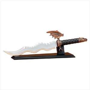  Dragon Sword With Display Stand Medieval Collectible 