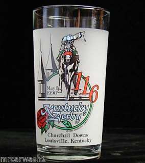 1990 KENTUCKY DERBY GLASS RACE #116  