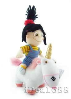 12 DESPICABLE ME Plush Toy Doll AGNES and Unicorn Set  
