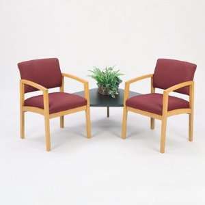  Lenox Series 2 Chairs with Connecting Corner Table Finish 