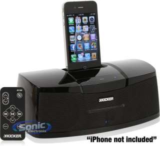 Kicker IK100 Home/Portable Digital Stereo iPod/iPhone Dock Boombox 