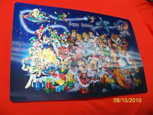027 PLACEMAT DISNEY MICKEY MERRY CHRISTMAS  