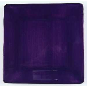   Corsica Plum Square Salad Plate, Fine China Dinnerware Kitchen