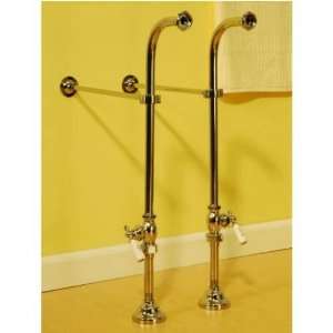  Sign of the Crab P0398C Chrome 24 Free Standing Leg Tub Supply 