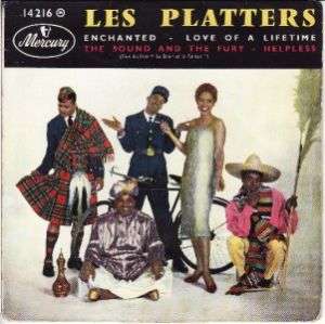 THE PLATTERS ENCHANTED DOO WOP 60S FRENCH EP 14216  