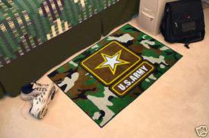 US Army Starter Rug Door Mat Wall Hanging  
