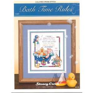  Bath Time Rules   Cross Stitch Pattern Arts, Crafts 