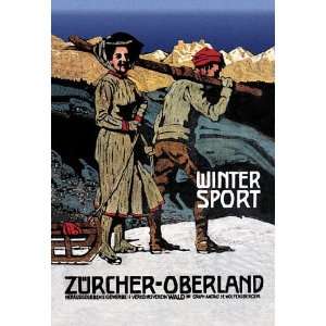  Winter Sport Cross Country Skiing 20x30 poster