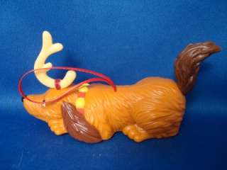 Dr Seuss Grinch Max Reindeer Dog Christmas Ornament Toy  