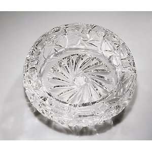  Crystal Ashtray   7 inches