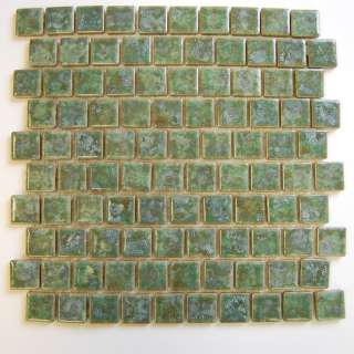   Green 12x12 Porcelain Mosaic Tile Backsplash Shower Bath Pool  