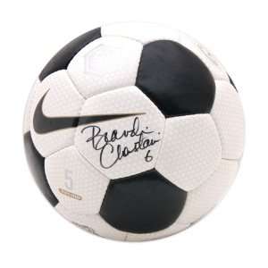   Chastain Hand Signed Autographed Nike Soccer Ball 