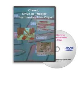 Classic Drive In Theater Intermission Film Clips DVD   A149  