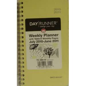  751 300A A0 Day Runner Weekly Planner With Tabbed Monthly 
