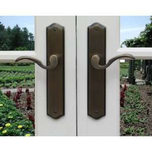Mortise Lock Entry Door Lockset with Deadbolt Ambassador Lever Handle 