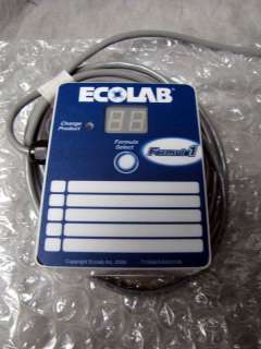 Ecolab Formula 1 One Laundry System Selector 92591075  