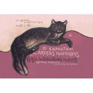  Exposition des Artistes Animaliers 28x42 Giclee on Canvas 