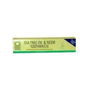  Desert Essence Tea Tree Oil Toothpaste w/ Neem, 7 oz (Pack 